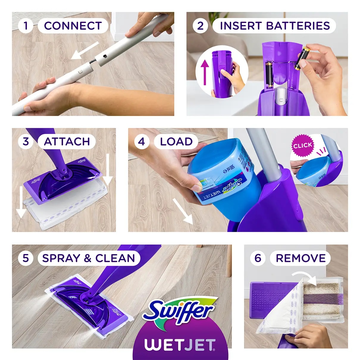 swiffer ウェットジェットモップ 【公式通販】