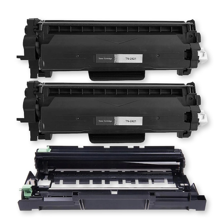Комплект 2 касети TN2421 Smart Print, барабан DR2401 за Brother DCP L2512D, DCP L2532DW, OCP L2552DN, MFC L2712DN, MFC L2712DW, MFC L2732DW - ASK4TONER