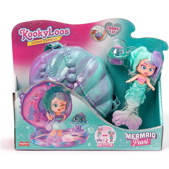 Комплект за игра Kookyloos - Русалка Pearl