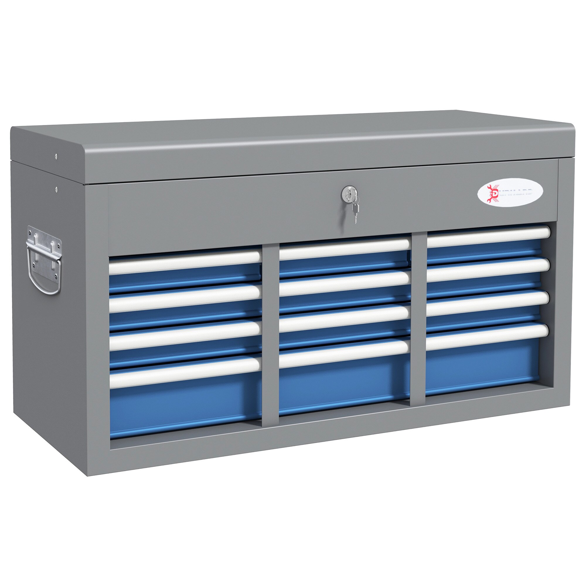 Cutie de scule, Durhand, otel cu manere laterale, 60x26x34 cm