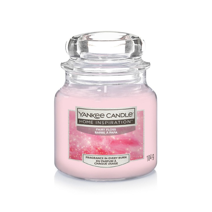 Lumanare Parfumata Borcan Mic Fairy Floss, YANKEE CANDLE Home Inspiration