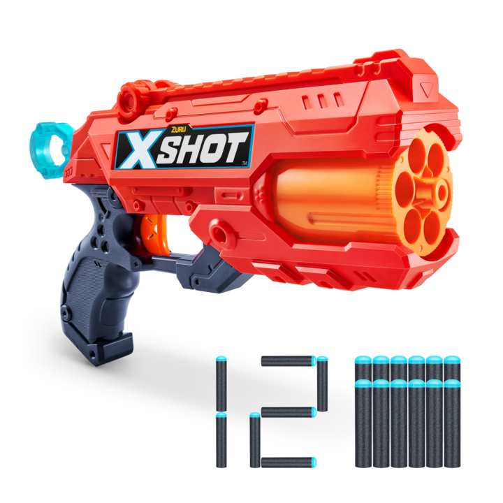 X-shot blaster excel reflex, 12 proiectile