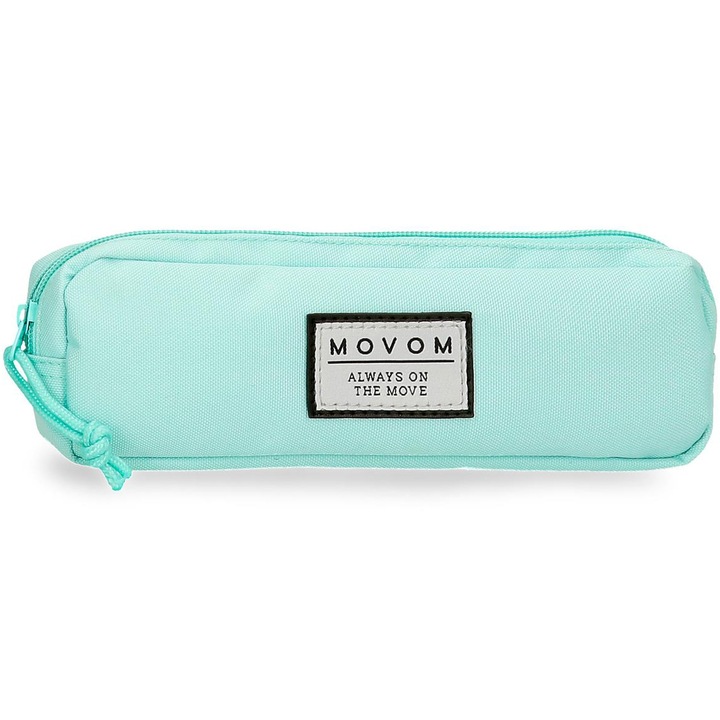 Моливник за момичета Movom Always on the move, Тюркоаз, 22x7x3 см