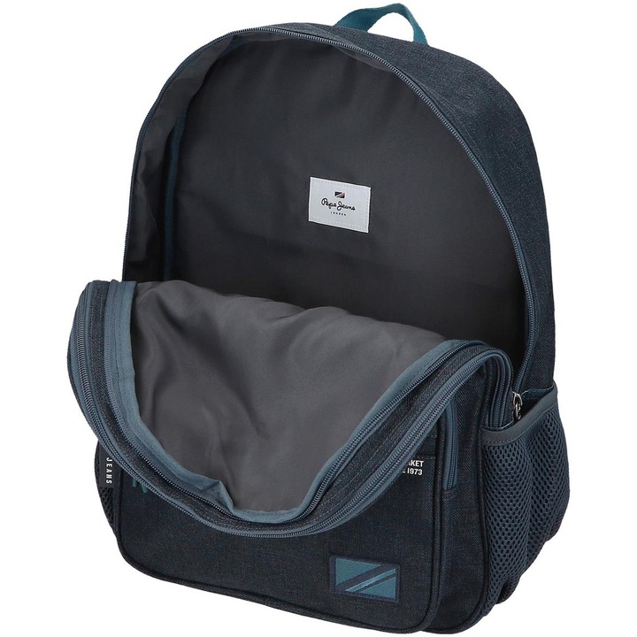 Раница за момче Pepe Jeans Edmon, 2 отделения, Син, 30x40x13 см