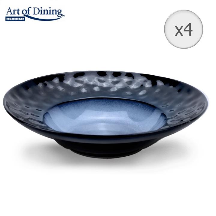 Set 4 farfurii adanci Art of dining by Heinner Serenity, ceramica, 30.5 cm