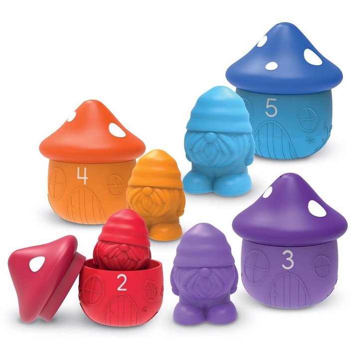 Игра за сортиране и броене - Къщички на джуджета