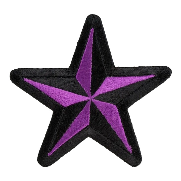 Petic textil Stea, 5 cm x 5 cm, INOVATIX