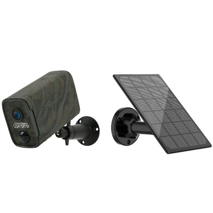 Професионална ловна камера 4G TSS-S6C Live, със соларен панел 3, 3W, Full HD 4MP, Motion Detection, Night Vision, APP Control, Waterproof