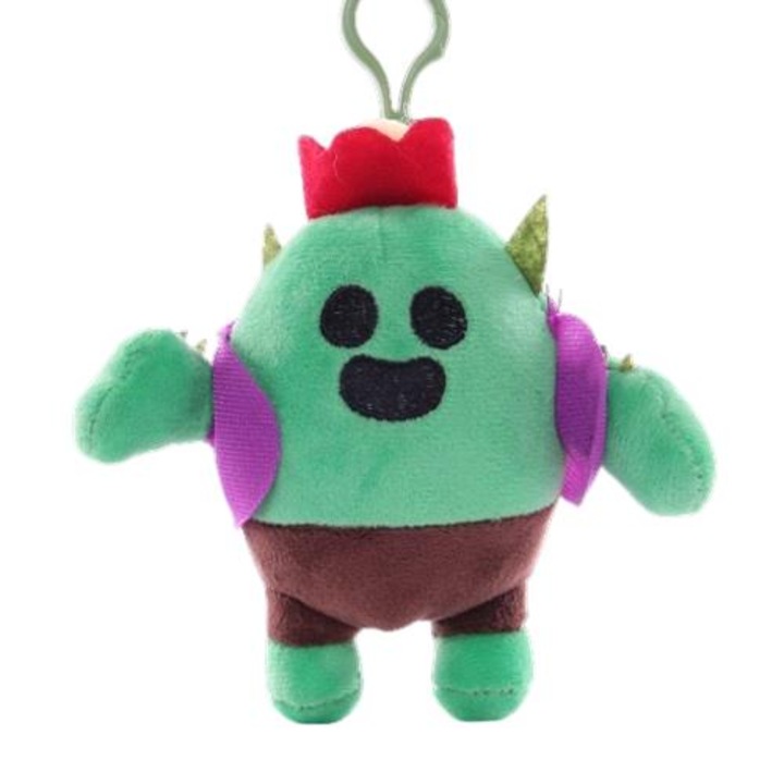 Breloc de plus AREOUT, cactus, super moale, 10cm