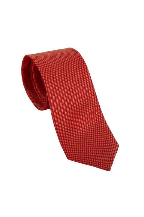Cravata poliester, DUK, Imprimeu Uni, 7.7 x 150 cm, DK40032- 77, Rosu