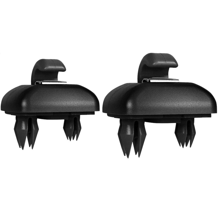 Комплект от 2 щипки за сенник, QttvbTna, за Audi, черни