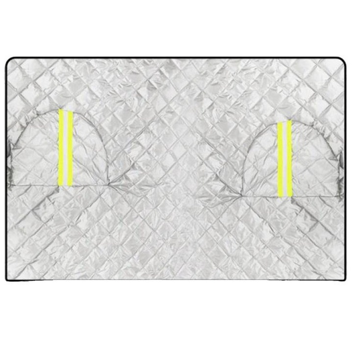 Parasolar parbriz auto, QttvbTna, 230x140cm, Argintiu
