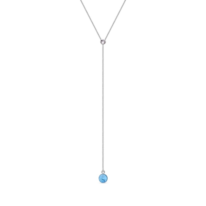 Colier dama, Spark, Argint, Albastru