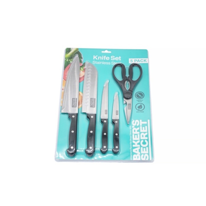 Baker's Secret konyhai késkészlet - 5 részes