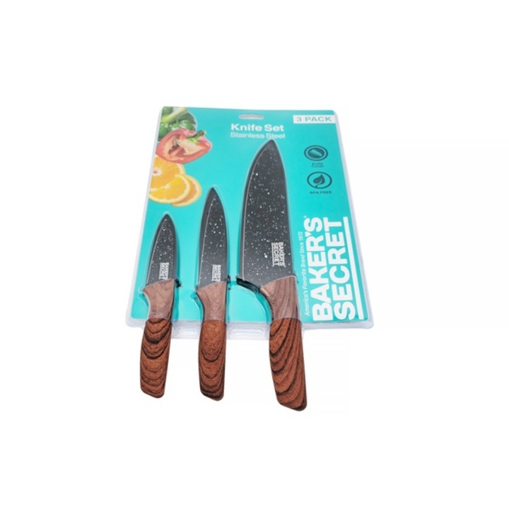 Baker's Secret konyhai késkészlet - 3 részes