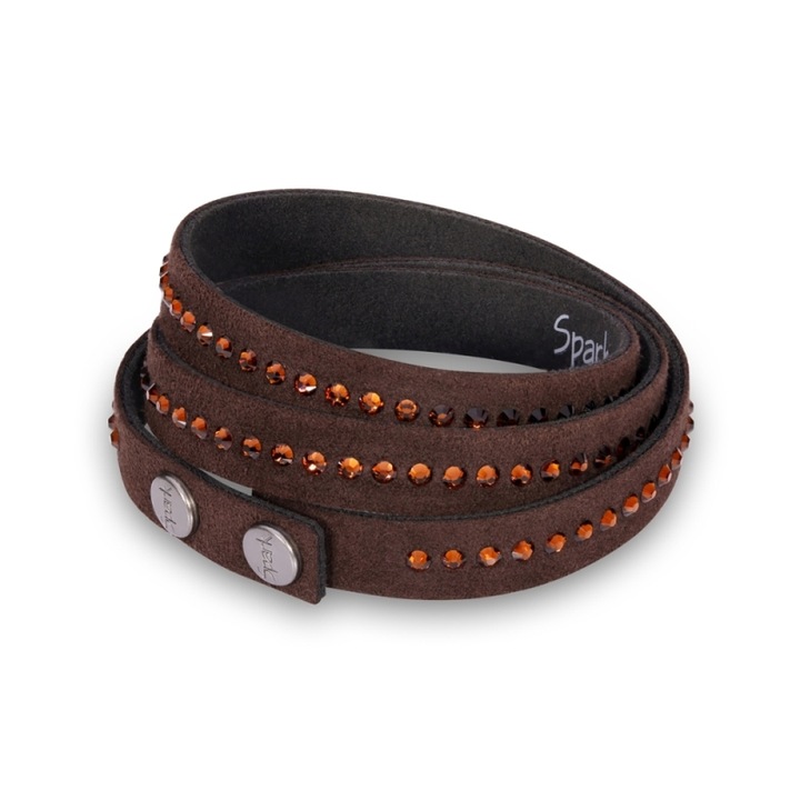 Bratara dama, Spark, Piele ecologica, Maro