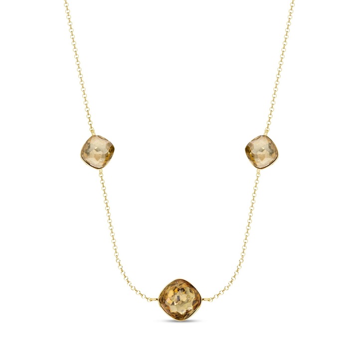 Colier dama, Spark, Argint placat cu aur, Auriu