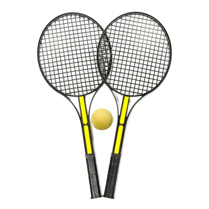 Rachete de badminton cu minge de tenis