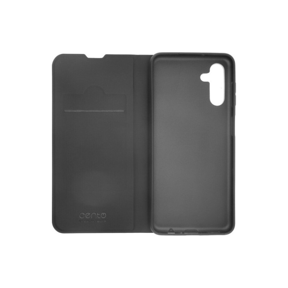 Husa de protectie tip carte Cento Soho compatibila cu Samsung Galaxy A35 Negru Premium, Inchidere magnetica, Protectie Sporita, Anti soc, Anti zgarieturi, Functie de stand