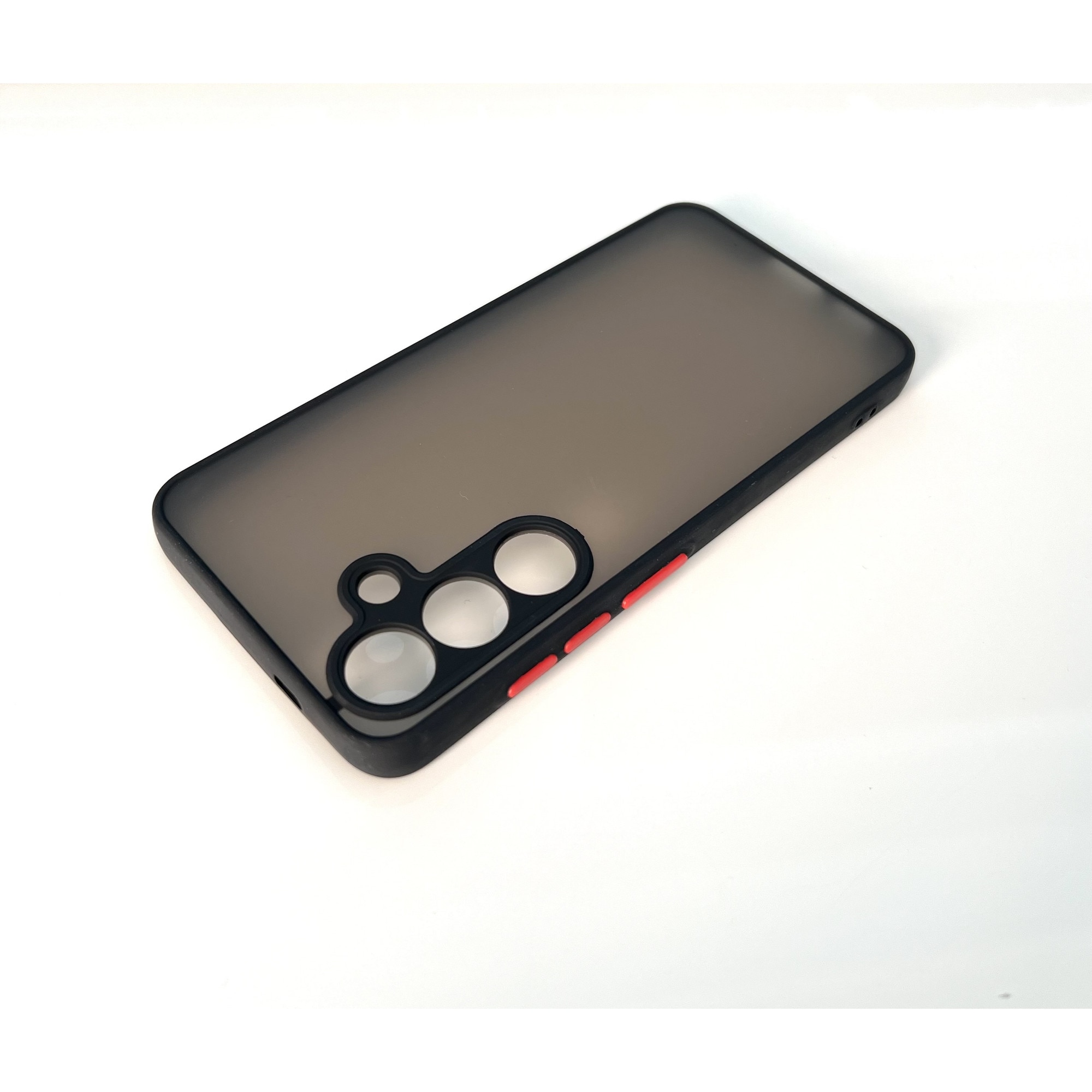 Husa Premium cu protectie la camere si finisaj mat, compatibila cu Samsung Galaxy S24 Plus / Negru