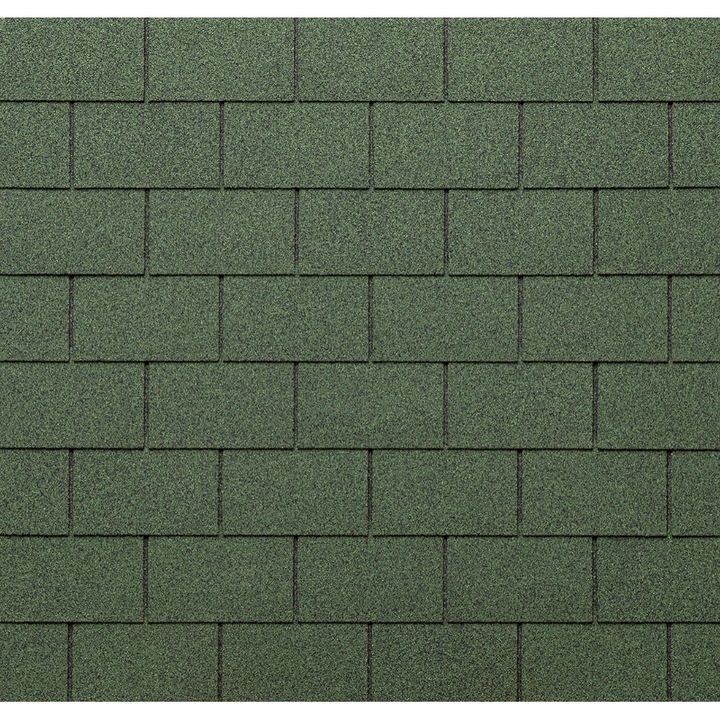 Комплект 16 керемиди, TEGOLA, 2,32 м2, 100 х 34 см, зелени