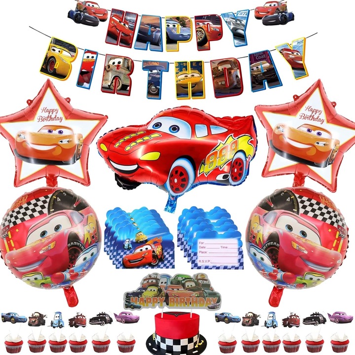 Set petreceri copii Cars 41 de piese