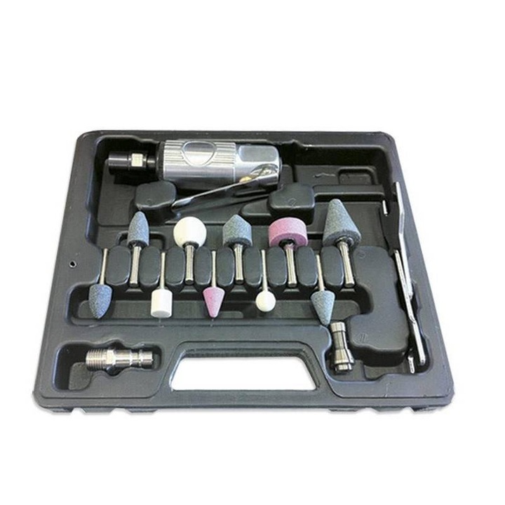 Trusa De 16 Piese Cu Polizor Drept Pneumatic Jbm