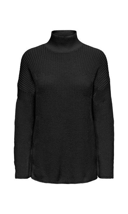 ONLBELLA kötött pulóver, Koptatott fekete