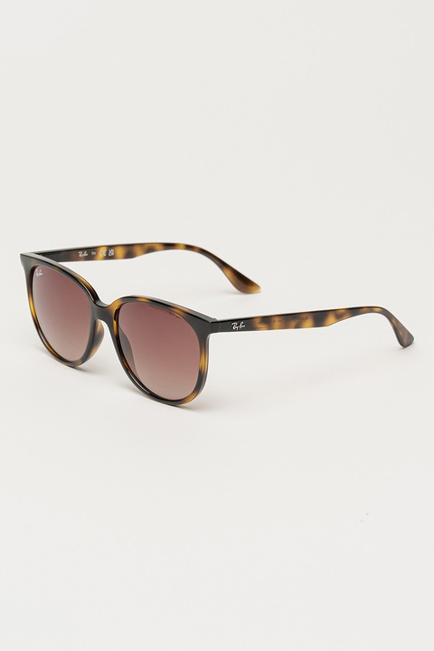 Ray-Ban, Ochelari de soare cu logo, 54-16-145, Maro/Galben