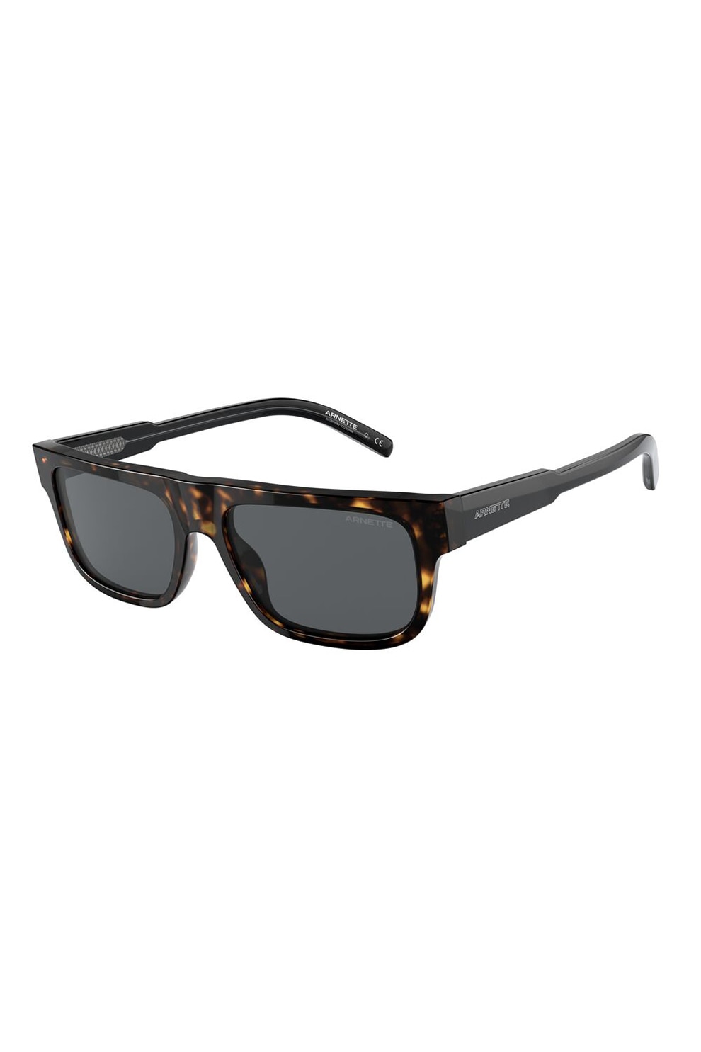 Arnette, Ochelari de soare cu logo, Maro inchis, Negru, Galben, 55-17-145
