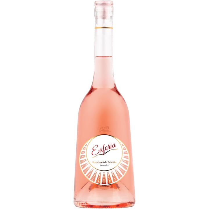 Vin Rose Euforia, Busuioaca, Demidulce, 0.75l