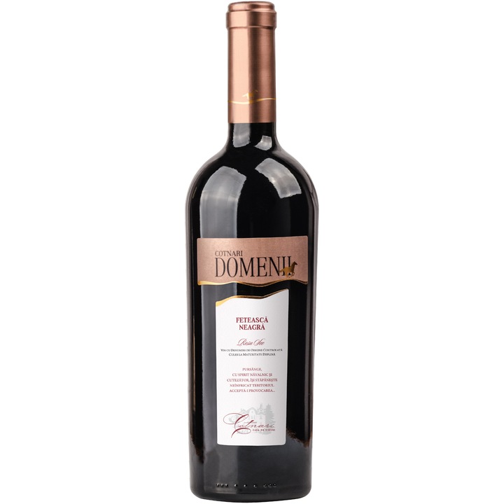 Vin Rosu Domenii Feteasca Neagra, Sec, 0.75l