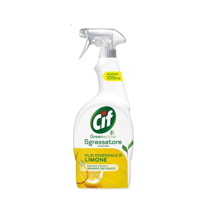 Degresant Pentru Bucatarie cu Ulei Esential de Lamaie Cif, 650 ml