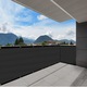 Paravan balcon John Green, plasa de umbrire si intimitate 0.9x7m, rezistent UV, vant, intemperii, Polietilena PE-HD, opacitate 97%, montaj facil, Grafit