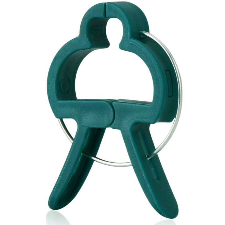 Set 20 bucati clipsuri de fixare si sustinere plante John Green, cleme rezistente din plastic verde pentru gradina, vita de vie, rosii, legume, flori, asigurand o crestere sanatoasa si un suport optim in orice sezon