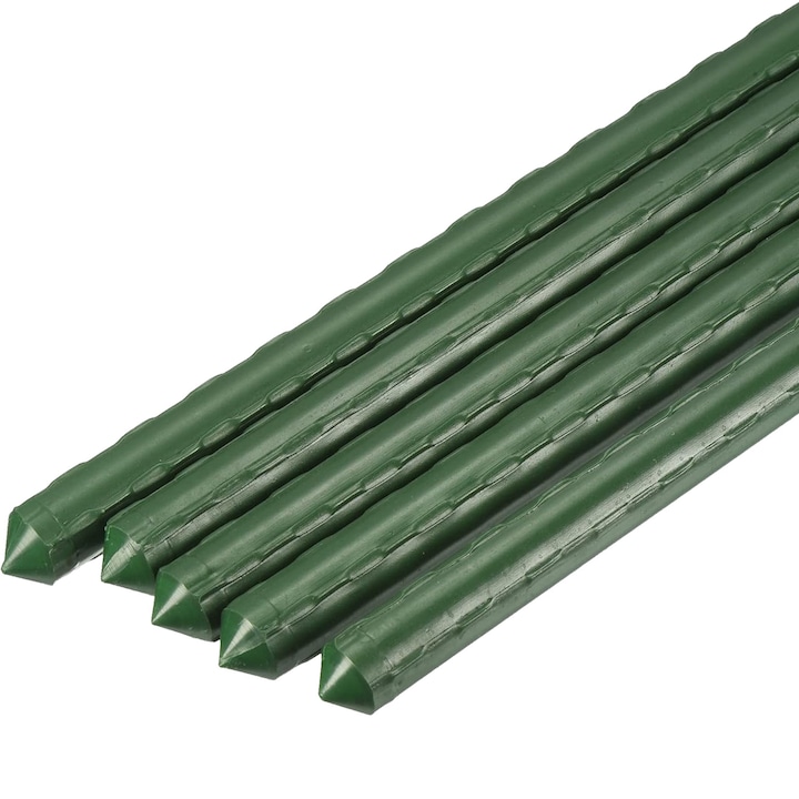 10 db-os növényoszlop készlet, John Green, műanyag és fém, zöld, 180cm