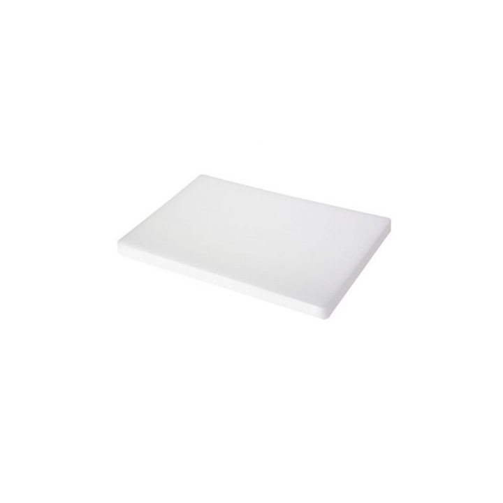 Tocator profesional din polietilena HDPE, Dimensiuni : 40x30x2 cm, RS4030, ALB