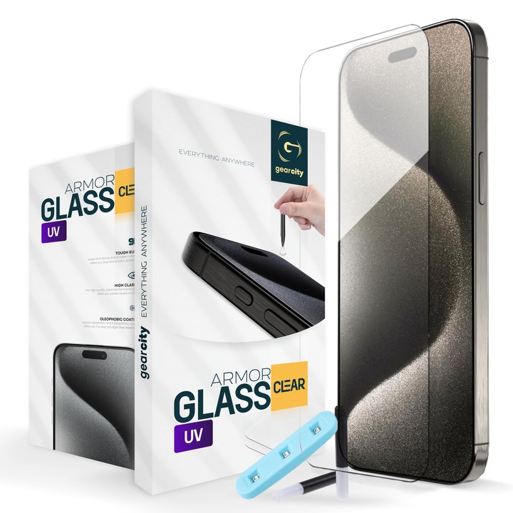 UV залепващо фолио, съвместимо с Motorola Edge 40/Edge 40 Neo/ Edge 2023, GEAR City, X51, Hard Glass, Clear