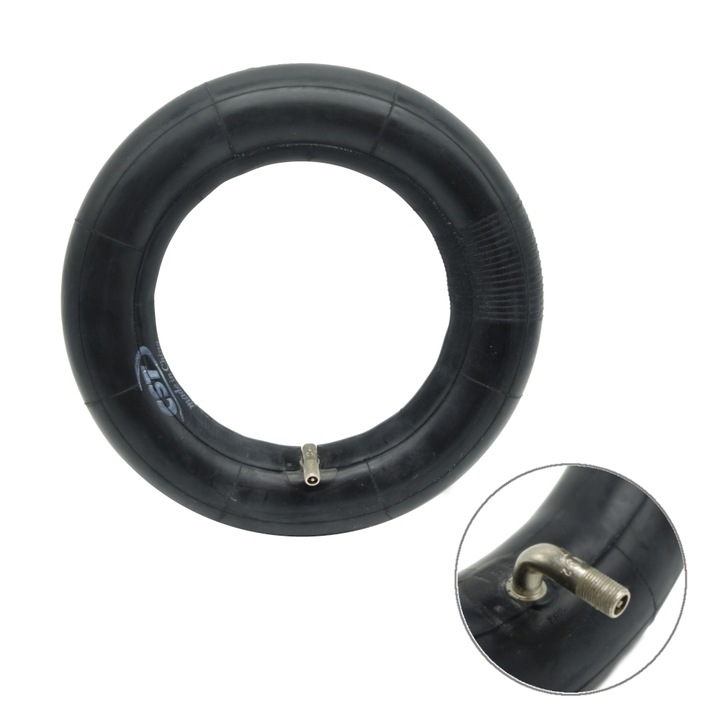 Camera de aer CST pentru trotineta electrica, 90/65-6.5", negru, valva indoita 90°