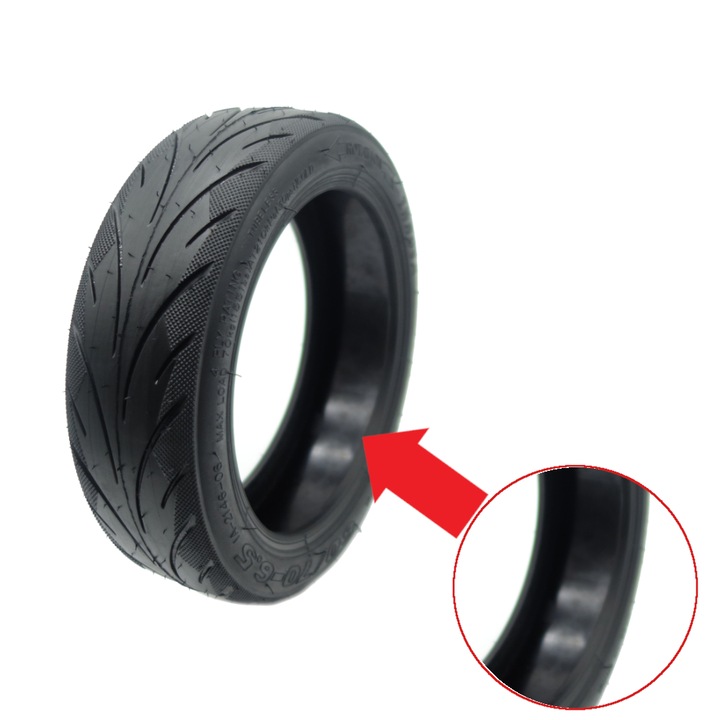 Cauciuc Anvelopa 60/70-6.5 cu Gel cu Gel Etansant pentru Trotinete Electrica Ninebot MAX G30 / Funscooter F10 MAX / Motus Scooty 10