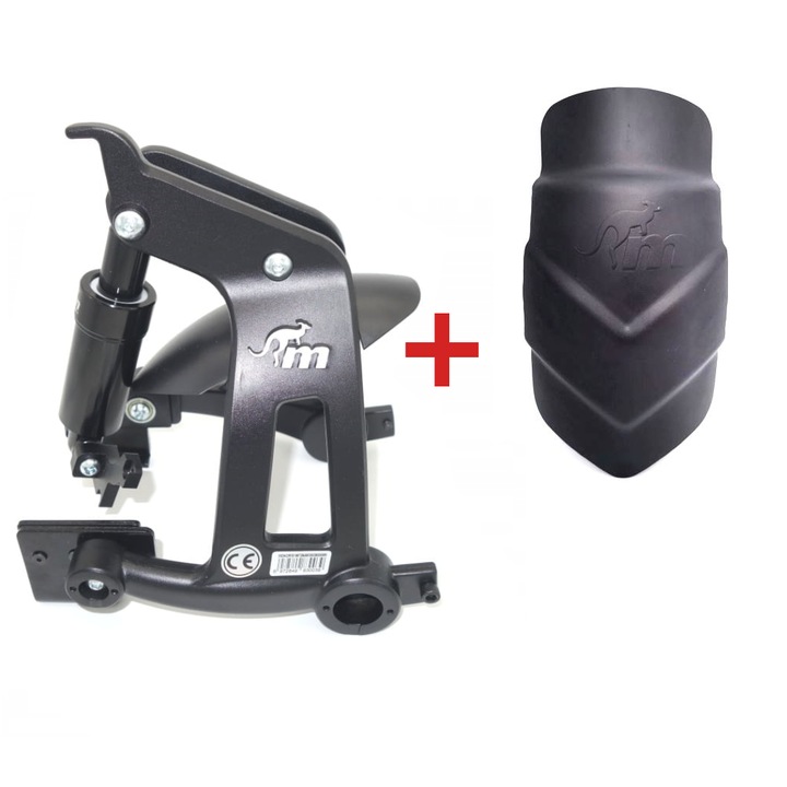 Amortizor spate Monorim MXR1-BB V3, negru, pentru Ninebot Max G30/Motus Scooty 10/Frugal Power