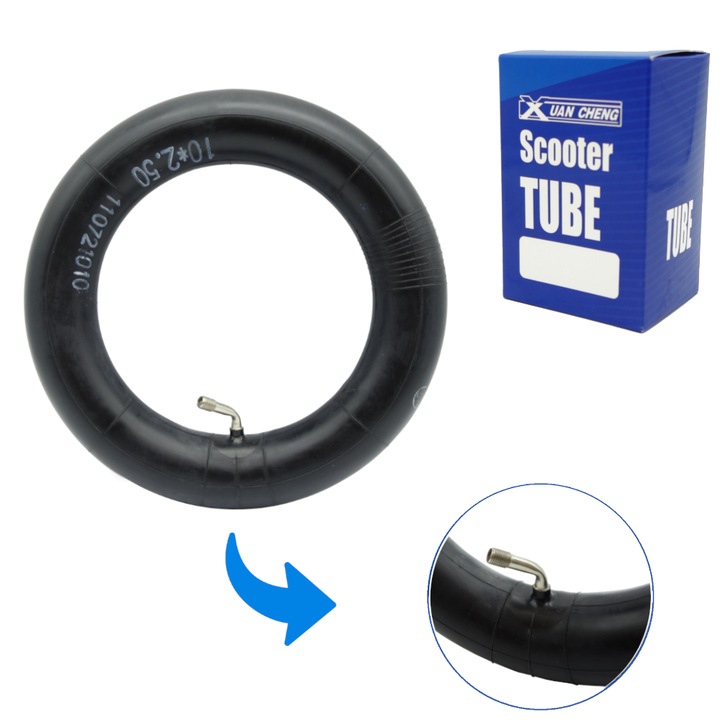 Camera de aer Xuancheng 10x2.50" pentru Techlife X7/X7S, Kugoo M4 / M4 PRO, VSETT 10+