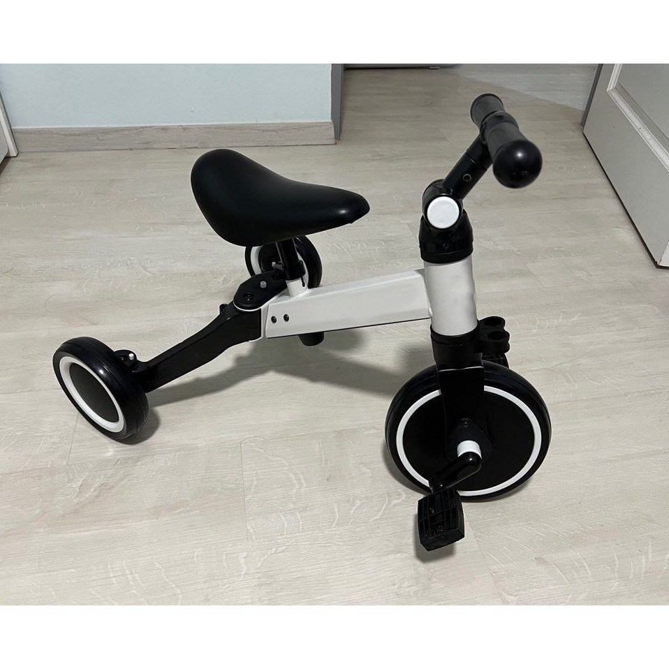 Bicicleta 2 in1, Zola®, cu 3 roti, cadru din aluminiu, manere din