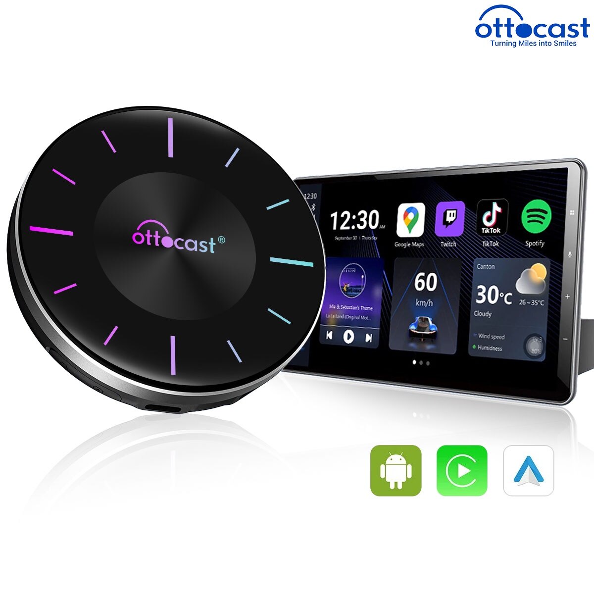 Adaptor Auto OTTOCAST P3 OttoAiBox, Android 12 CarPlay Adaptor Auto OTTOCAST P3 OttoAiBox, Android 12 CarPlay
