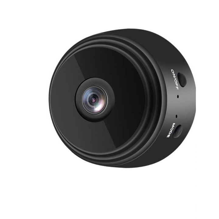 Camera de supraveghere KUSPOAL, WiFi, 1080p Full HD, negru