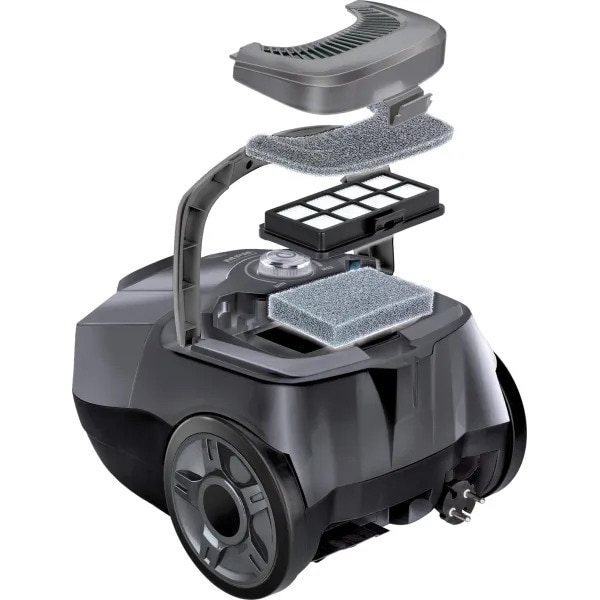 Aspirator, MPM, MOD-52 850 W, Uscat, Cu sac de praf, HEPA, 2 l Negru