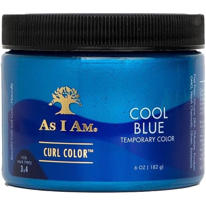Gel colorant cu efect temporar, Albastru Cool( Cool Blue), As I Am