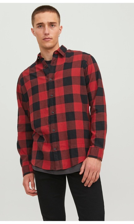 JJEGINGHAM Slim Fit ing, Piros