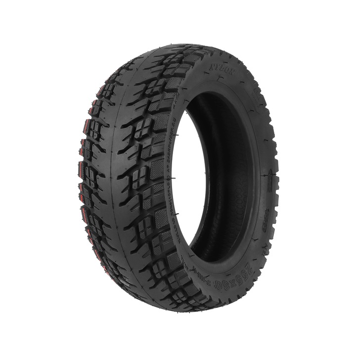 Anvelopa ULIP 255x80 (10x3") pentru Techlife X7/Q7/KuKirin G2 MAX/G2 MASTER/G3 PRO/Motus PRO 10 - NEGRU