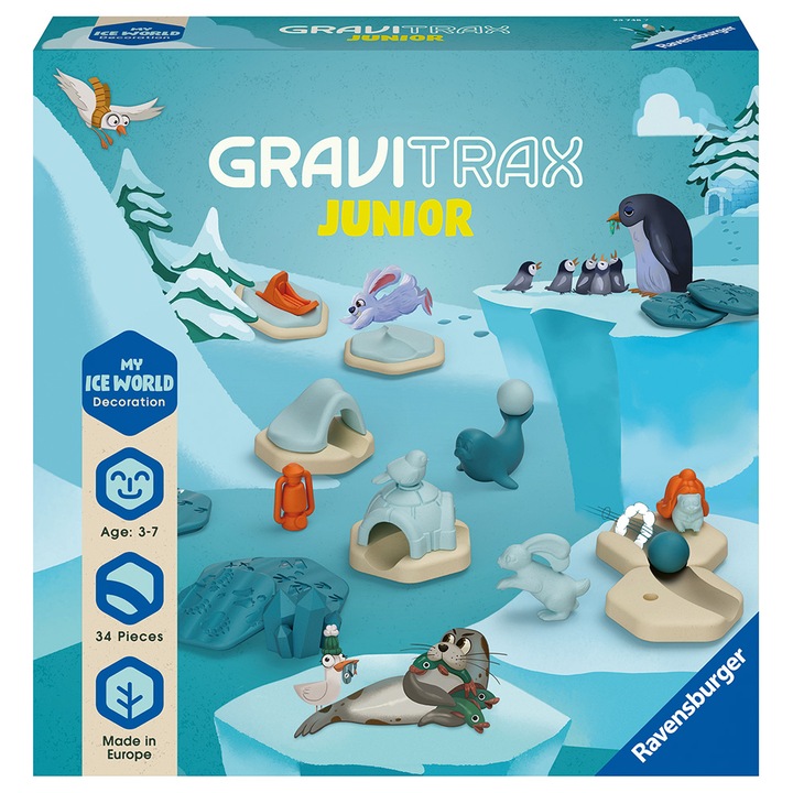 Конструктор GraviTrax Junior - Ice, 34 части